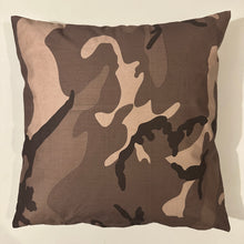 Load image into Gallery viewer, Decorative Handmade Pillow Cushion Cover 16” x 16” 18” x 18” 20” x 20” Brown Army Camouflage Military