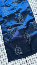Load image into Gallery viewer, Blue Flower Table Runner Clothing 12” x 86”
