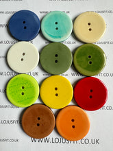 Load image into Gallery viewer, 1pc Clown Plastic Buttons 38mm Wide Quality Sewing Craft Jacket Shirt Skirt Trousers Coat Many Colours