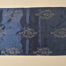 Load image into Gallery viewer, Blue Flower Table Runner Clothing 12” x 86”