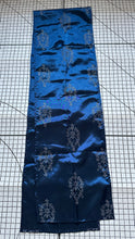 Load image into Gallery viewer, Blue Flower Table Runner Clothing 12” x 86”