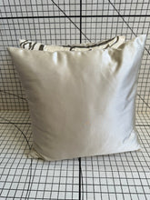 Load image into Gallery viewer, Decorative Handmade Pillow Cushion Cover 16” x 16” 18” x 18” Metallic Gray Brown Patterned Beige Cream