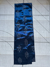 Load image into Gallery viewer, Blue Flower Table Runner Clothing 12” x 86”
