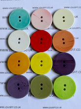 Load image into Gallery viewer, 1pc Clown Plastic Buttons 38mm Wide Quality Sewing Craft Jacket Shirt Skirt Trousers Coat Many Colours
