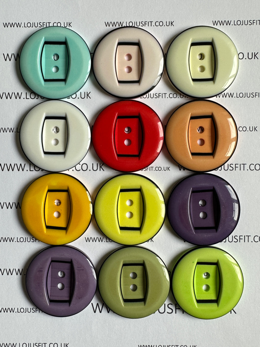1pc Clown Plastic Buttons 38mm Wide Quality Sewing Craft Jacket Shirt Skirt Trousers Coat Many Colours