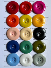 Load image into Gallery viewer, 1pc Clown 44mm Quality Plastic Buttons Wide Sewing Craft Jacket Shirt Skirt Trousers Coat Many Colours
