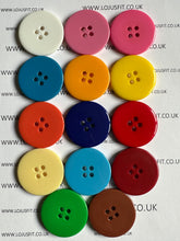 Load image into Gallery viewer, 1pc Clown 38mm Quality Plastic Buttons Wide Sewing Craft Jacket Shirt Skirt Trousers Coat Many Colours