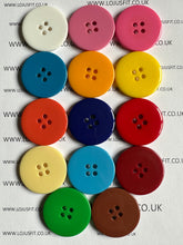 Load image into Gallery viewer, 1pc Clown 38mm Quality Plastic Buttons Wide Sewing Craft Jacket Shirt Skirt Trousers Coat Many Colours
