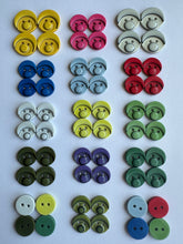 Load image into Gallery viewer, 10 FACE 13mm 14mm 18mm Wide Clown Nose Quality Beautiful Buttons Different Colours Jacket Shirt Sewing Craft 2 Holes