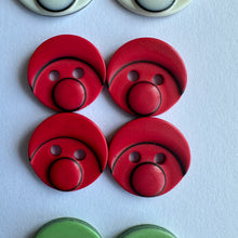 Load image into Gallery viewer, 10 FACE 13mm 14mm 18mm Wide Clown Nose Quality Beautiful Buttons Different Colours Jacket Shirt Sewing Craft 2 Holes