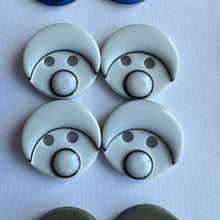 Load image into Gallery viewer, 10 FACE 13mm 14mm 18mm Wide Clown Nose Quality Beautiful Buttons Different Colours Jacket Shirt Sewing Craft 2 Holes