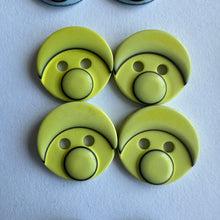 Load image into Gallery viewer, 10 FACE 13mm 14mm 18mm Wide Clown Nose Quality Beautiful Buttons Different Colours Jacket Shirt Sewing Craft 2 Holes