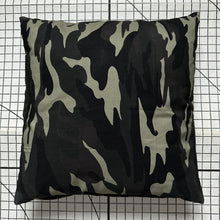 Load image into Gallery viewer, Decorative Handmade Pillow Cushion Cover 16” x 16” 18” x 18” 20” x 20” Green Army Camouflage Military