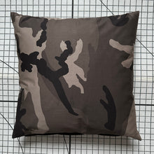 Load image into Gallery viewer, Decorative Handmade Pillow Cushion Cover 16” x 16” 18” x 18” 20” x 20” Brown Army Camouflage Military