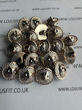Load image into Gallery viewer, 5 10 20 50 OWL Light Gold Shank Buttons 18mm Wide Dresses Tops Coats Babies Blazers Uniforms Shirt Sewing Craft