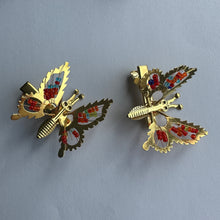 Load image into Gallery viewer, 1pc Butterfly Hair Clip Silver Gold Girls Ladies Women Flowers Wedding Decorations Sewing Craft