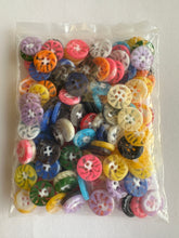 Load image into Gallery viewer, 1 MIXED BAG Quality 13mm Fan Buttons Sewing Craft Jacket Shirt Skirt Trousers Coat (Small, Medium & Large) Available
