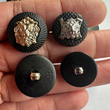 Load image into Gallery viewer, 6 10 20 BIG CAT Silver Gold Black 18mm 21mm Wide Shank Buttons Jaguar Tiger Lion Cheetah Leopard Panther Puma Coats Blazers Jackets Suits