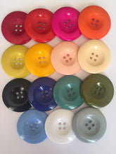 Load image into Gallery viewer, 1pc Clown 44mm Quality Plastic Buttons Wide Sewing Craft Jacket Shirt Skirt Trousers Coat Many Colours