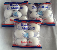 Load image into Gallery viewer, 6 Moth Balls Naphthalene Eggs Oval Shaped Camphor Ideal to Protect Prevent Kills moths pests home insects control Blue Diamond