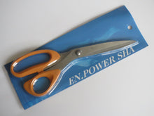 Load image into Gallery viewer, 9 1/2" Orange Blue Red Black SCISSORS STAINLESS STEEL Sewing Craft Home Kitchen Office Multi Purpose Use
