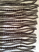 Load image into Gallery viewer, 1 yard DARK BROWN Fringe Quality Lace Trims 8 1/2inches or 21 1/2cm Drop/Wide Scrapbooking Cardmaking Wedding Dresses Sewing Craft Trimmings