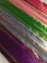 Load image into Gallery viewer, 5 STRIPES PULL RIBBONS 78cm Long 50mm Wide Christmas Flower Gift Wrapping Wedding Birthday Party Different Colours