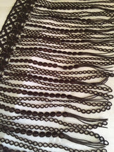 Load image into Gallery viewer, 1 yard DARK BROWN Fringe Quality Lace Trims 8 1/2inches or 21 1/2cm Drop/Wide Scrapbooking Cardmaking Wedding Dresses Sewing Craft Trimmings