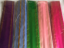Load image into Gallery viewer, 5 STRIPES PULL RIBBONS 78cm Long 50mm Wide Christmas Flower Gift Wrapping Wedding Birthday Party Different Colours