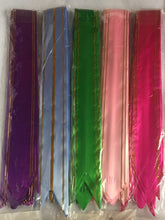 Load image into Gallery viewer, 5 STRIPES PULL RIBBONS 78cm Long 50mm Wide Christmas Flower Gift Wrapping Wedding Birthday Party Different Colours