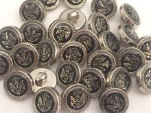 Load image into Gallery viewer, 10 20 Crown Anchor Shank Quality Buttons 13mm Wide Dresses Tops Coats Babies Blazers Shirt Sewing Craft