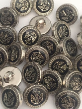 Load image into Gallery viewer, 10 20 Crown Anchor Shank Quality Buttons 13mm Wide Dresses Tops Coats Babies Blazers Shirt Sewing Craft