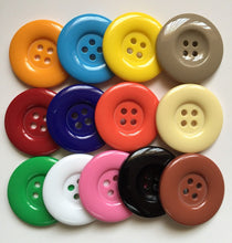 Load image into Gallery viewer, 1pc Clown 38mm Quality Buttons Wide Sewing Craft Jacket Shirt Skirt Trousers Coat Many Colours