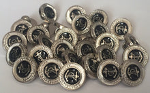 Load image into Gallery viewer, 10 20 Anchor On Black Circle Shank Quality Buttons 13mm Wide Dresses Tops Coats Babies Blazers Shirt Sewing Craft