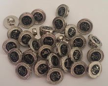 Load image into Gallery viewer, 10 20 Anchor On Black Circle Shank Quality Buttons 13mm Wide Dresses Tops Coats Babies Blazers Shirt Sewing Craft