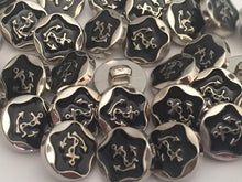 Load image into Gallery viewer, 10 20 50 Star Anchor Shank Quality Buttons 13mm Wide Dresses Tops Coats Babies Blazers Shirt Sewing Craft