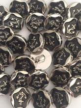 Load image into Gallery viewer, 10 20 50 Star Anchor Shank Quality Buttons 13mm Wide Dresses Tops Coats Babies Blazers Shirt Sewing Craft