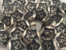 Load image into Gallery viewer, 10 20 50 Star Anchor Shank Quality Buttons 13mm Wide Dresses Tops Coats Babies Blazers Shirt Sewing Craft