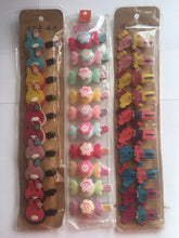 Load image into Gallery viewer, ANIMAL SWEET GIRL Kids Children Hair Clips Head Fancy Accessorise Party School Birthday Costumes Stage Play Different Colours Per Pack of 10