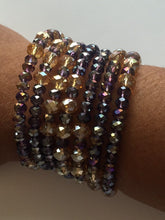 Load image into Gallery viewer, Wrist Wrap Around Beaded Bracelet Wristband Wire African Beads Spiral Bangle Charm Cuffs Green Yellow