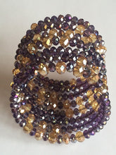 Load image into Gallery viewer, Wrist Wrap Around Beaded Bracelet Wristband Wire African Beads Spiral Bangle Charm Cuffs Green Yellow