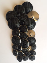 Load image into Gallery viewer, 5 10 20 Silver Shank Water Bubbles Dot Glass 13mm 21mm 26mm 31mm Wide Quality Buttons Shine Dresses Tops Coats Blazers Shirt Sewing Craft