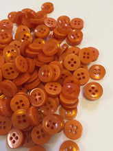 Load image into Gallery viewer, 50 100 Beautiful 12mm Wide Quality Buttons Shirt Sewing Craft 4 Holes More Colours Here Too
