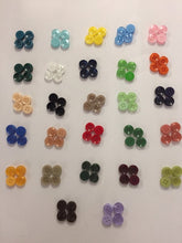 Load image into Gallery viewer, 50 100 Beautiful 12mm Wide Quality Buttons Shirt Sewing Craft 4 Holes More Colours Here Too