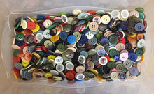 Load image into Gallery viewer, 50g 100g Mixed Unused Vintage Quality Buttons Different Widths Dresses Tops Coats Babies Blazers Shirt Sewing Craft