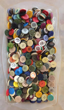 Load image into Gallery viewer, 50g 100g Mixed Unused Vintage Quality Buttons Different Widths Dresses Tops Coats Babies Blazers Shirt Sewing Craft