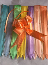 Load image into Gallery viewer, 5 STRIPES PULL RIBBONS 71cm Long 46mm Wide Christmas Flower Gift Wrapping Wedding Birthday Party Different Colours