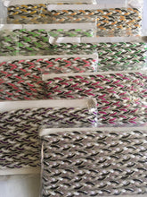 Load image into Gallery viewer, 6 yards PLAITS SILVER Metallic Shine Quality 13mm Different Colours Trims Fancy Trimmings