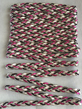 Load image into Gallery viewer, 6 yards PLAITS SILVER Metallic Shine Quality 13mm Different Colours Trims Fancy Trimmings
