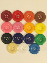 Load image into Gallery viewer, 3pcs Clown 31mm Quality Buttons Wide Sewing Craft Jacket Shirt Skirt Trousers Coat Many Colours